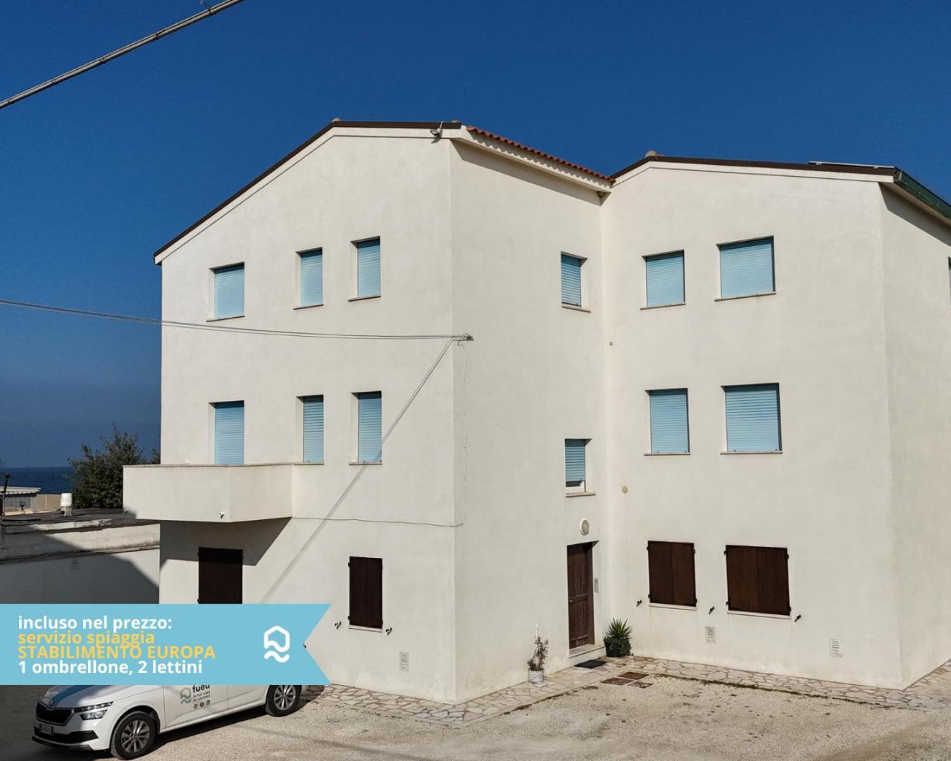 Rs316 - Marcelli, Bilocale In Residence Fronte Mare Pt Exterior foto